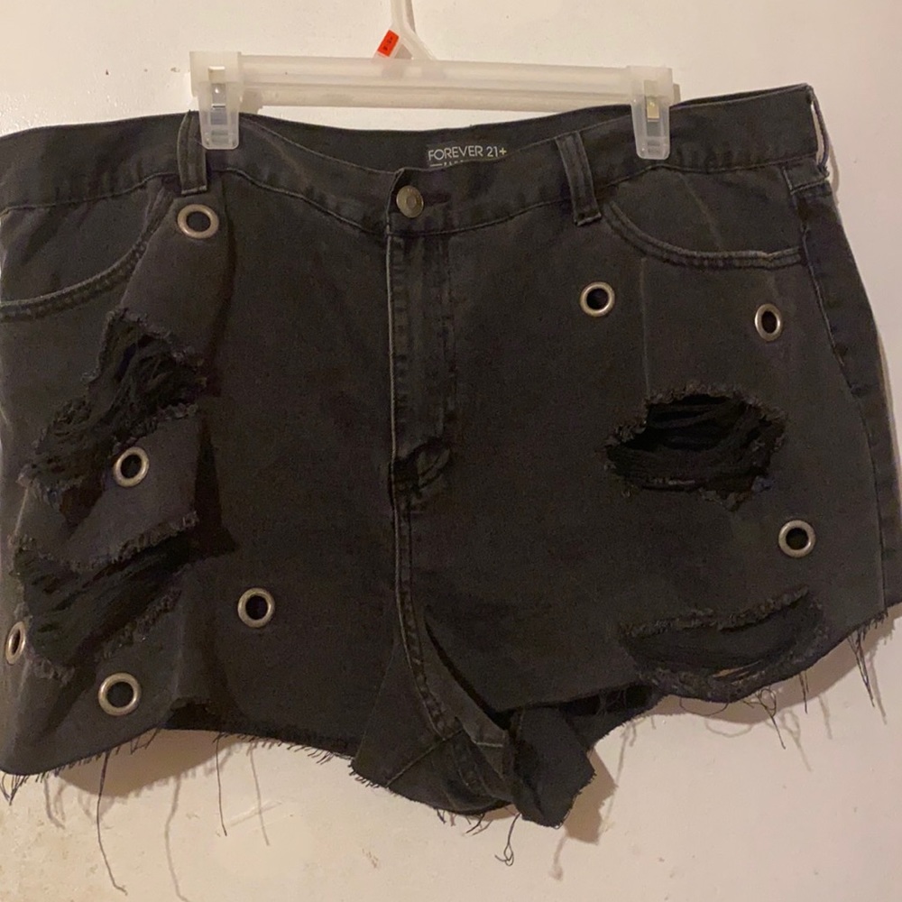 Denim black shirt